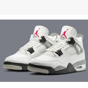 NEW NIKE AIR JORDAN 4 RETRO  "WHITE CEMENT" (2025)